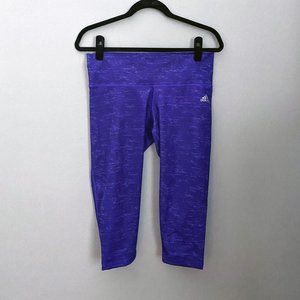 Adidas Climalite Athletic Workout Cropped Leggings
